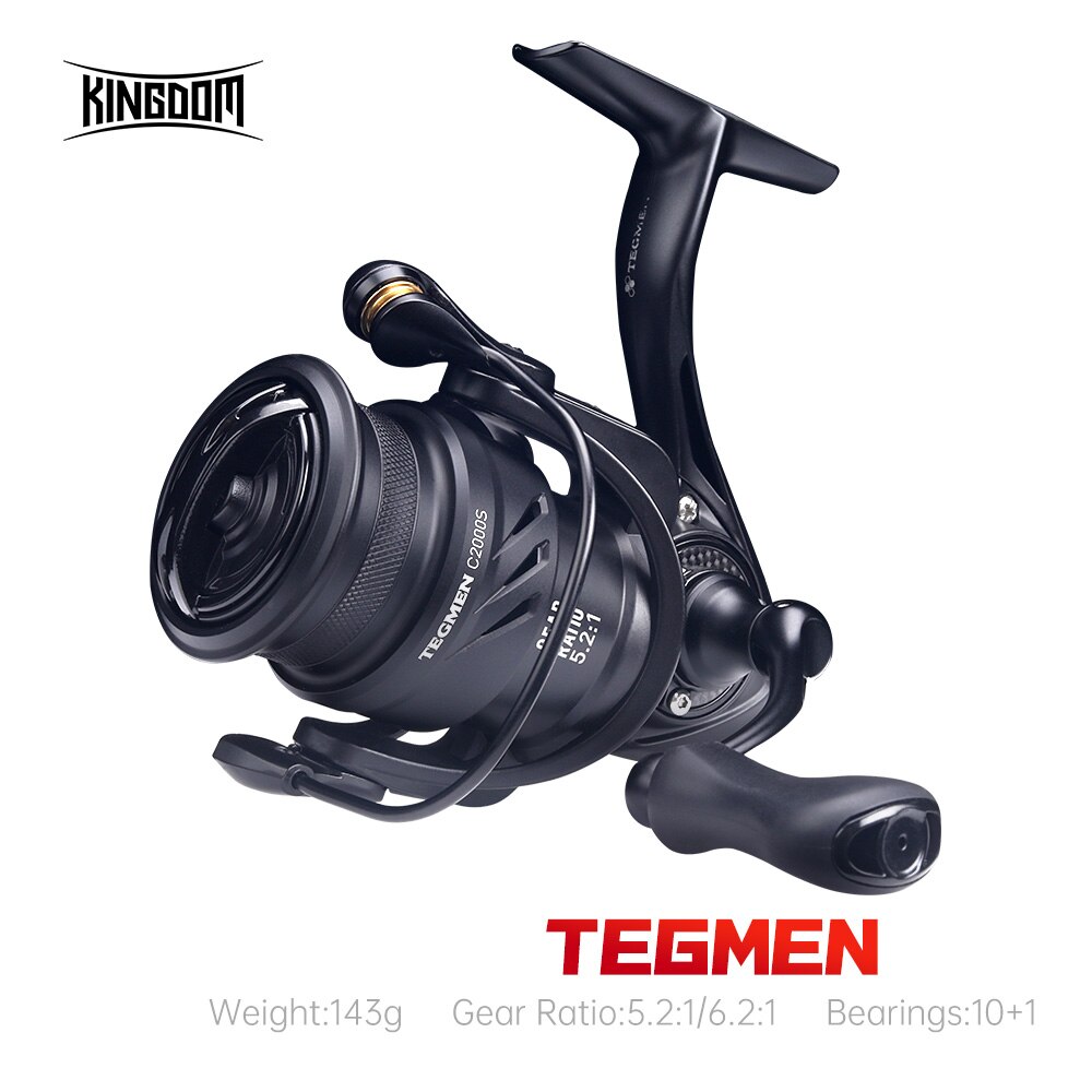 Abu Garcia Reel Revo - Kingdom Tegmen 5.2:1 6.2:1 143g Spinning