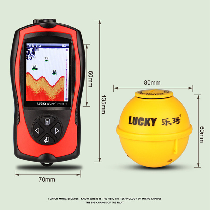 Wireless Sonar Sensor  Handhel - огляд і ціна Fishing Boat Depth Finder