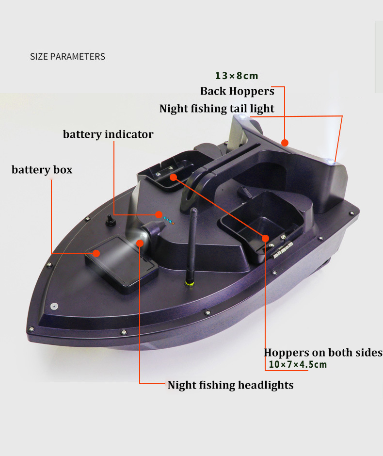 GPS RC Bait Boat fish finder B - огляд і ціна Fishing Boat Gps