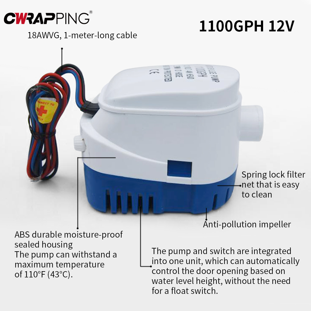 Car RV Bilge Pump for Boats Ac - огляд і ціна Fishing Boat Bilge Pump