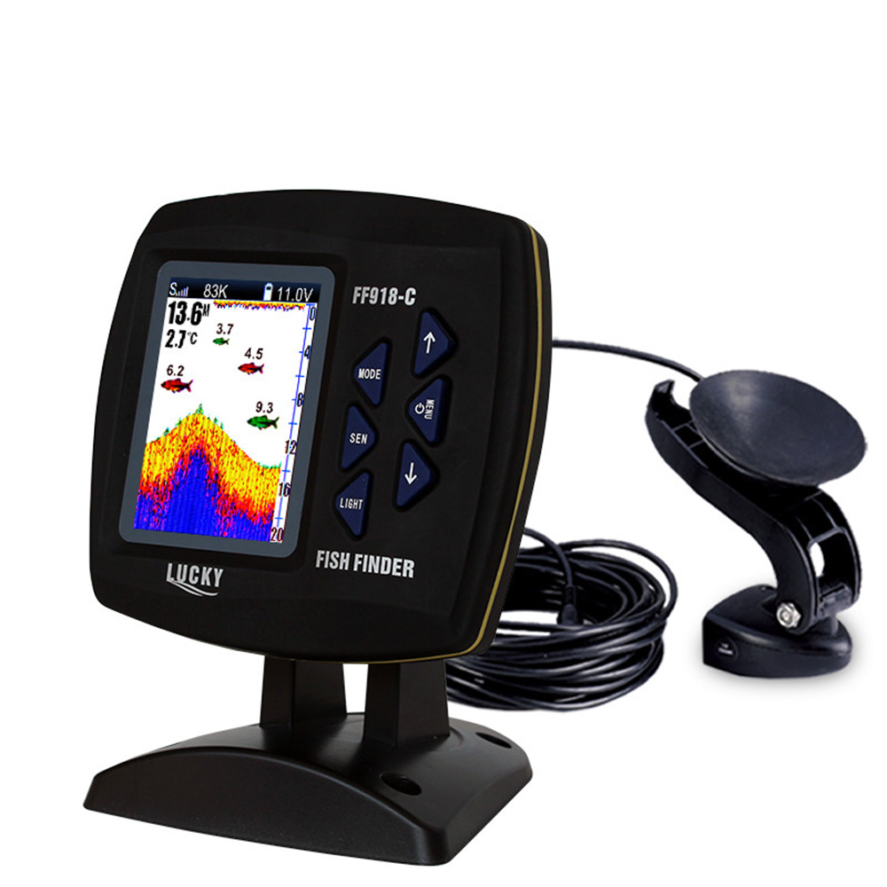 FF918-C100DS Color Screen Wire - огляд і ціна Fishing Boat Depth Finder
