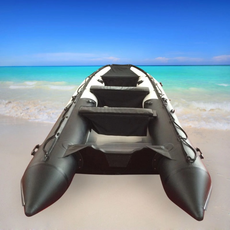 Thickened PVC 4.7 m 9-seat Res - огляд і ціна Fishing Boat Inflatable